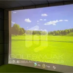 Golf Simulator Studio Padded Panel